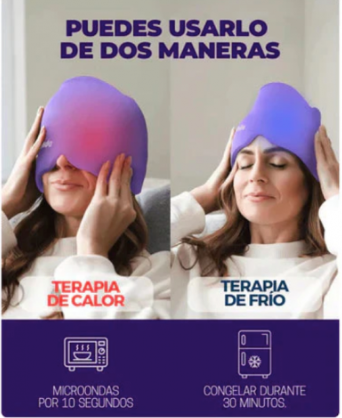 Gorro Alivio Migraña Frío-Calor