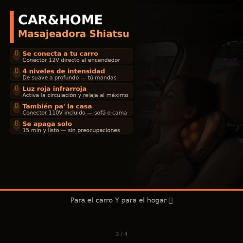 Masajeador cuello y espalda