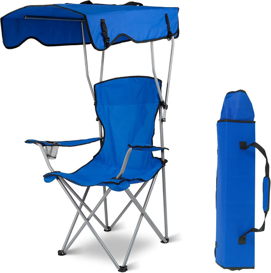 FOLDING CHAIR WITH AWNING