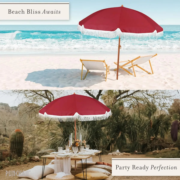 Sombrilla Playera Boho Viva