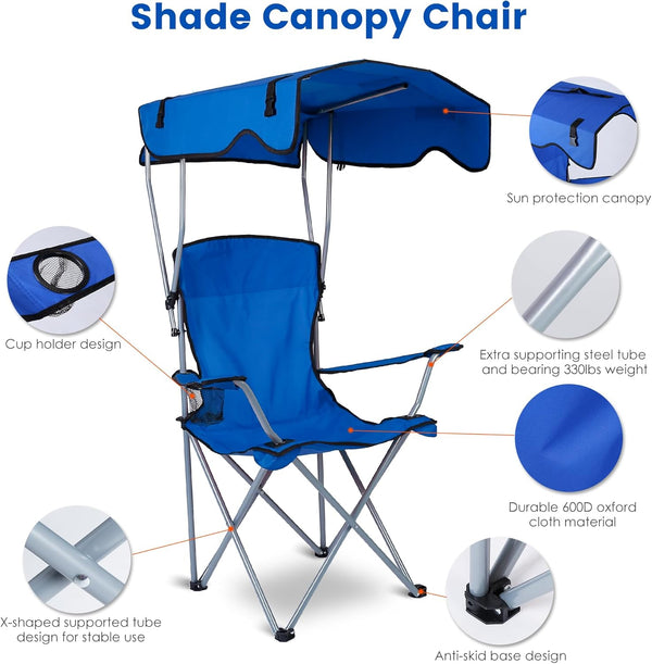 Silla Playera con Toldo